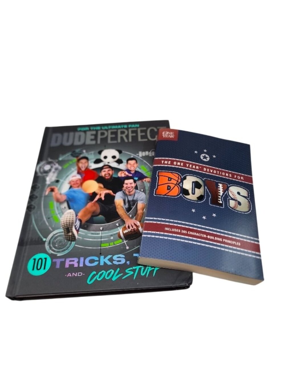 2pc Books - Dude Perfect & Book of Devotions for Boys
